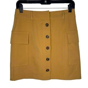 River Island Button Up Cargo Mini Skirt - Women’s Size S - khaki